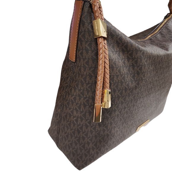 Michael Kors Signature Brown Shoulder Bag - Picture 11 of 16